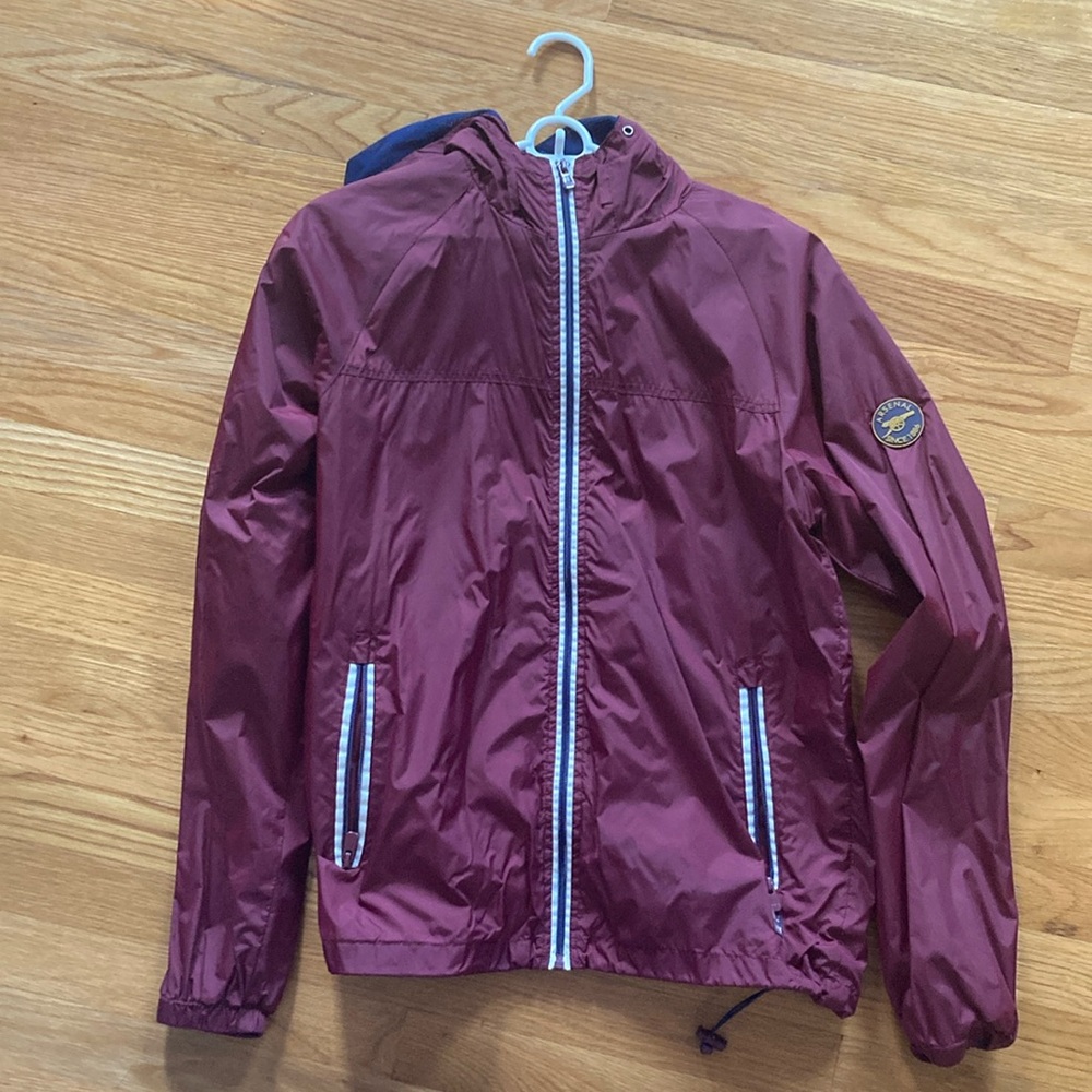 Arsenal Direct Maroon Windbreaker - Size M - Gently Used Condition